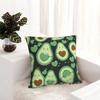 Cute Avocado Fruit Pillowcase Soft Polyester Cushion Cover Decorations Throw Pillow Case Cover Home Square X