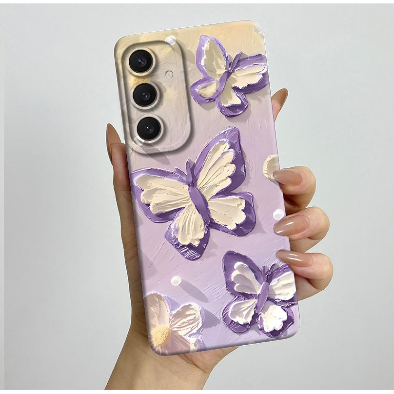 Pretty Butterfly Flower Case For Samsung Galaxy A16 5G Phone Cover Protection Case For Samsung A16 A26 A36 A56 GalaxyA16 Covers