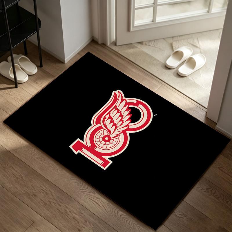 Detroit Red Wings A Rug Suitable for Office Chair Areas Living Rooms and Computer Desks Perfect for Home Offices and an Ideal Holiday Gift