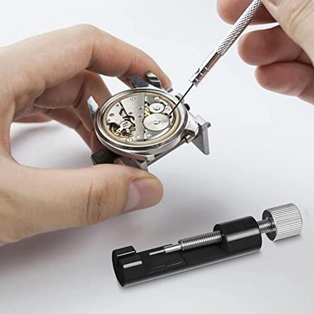 Watch Strap Adjustment & Repair Tool Kit - Watch Band Link Pin Remover with 3 Pins, Easy to Use & Adjust