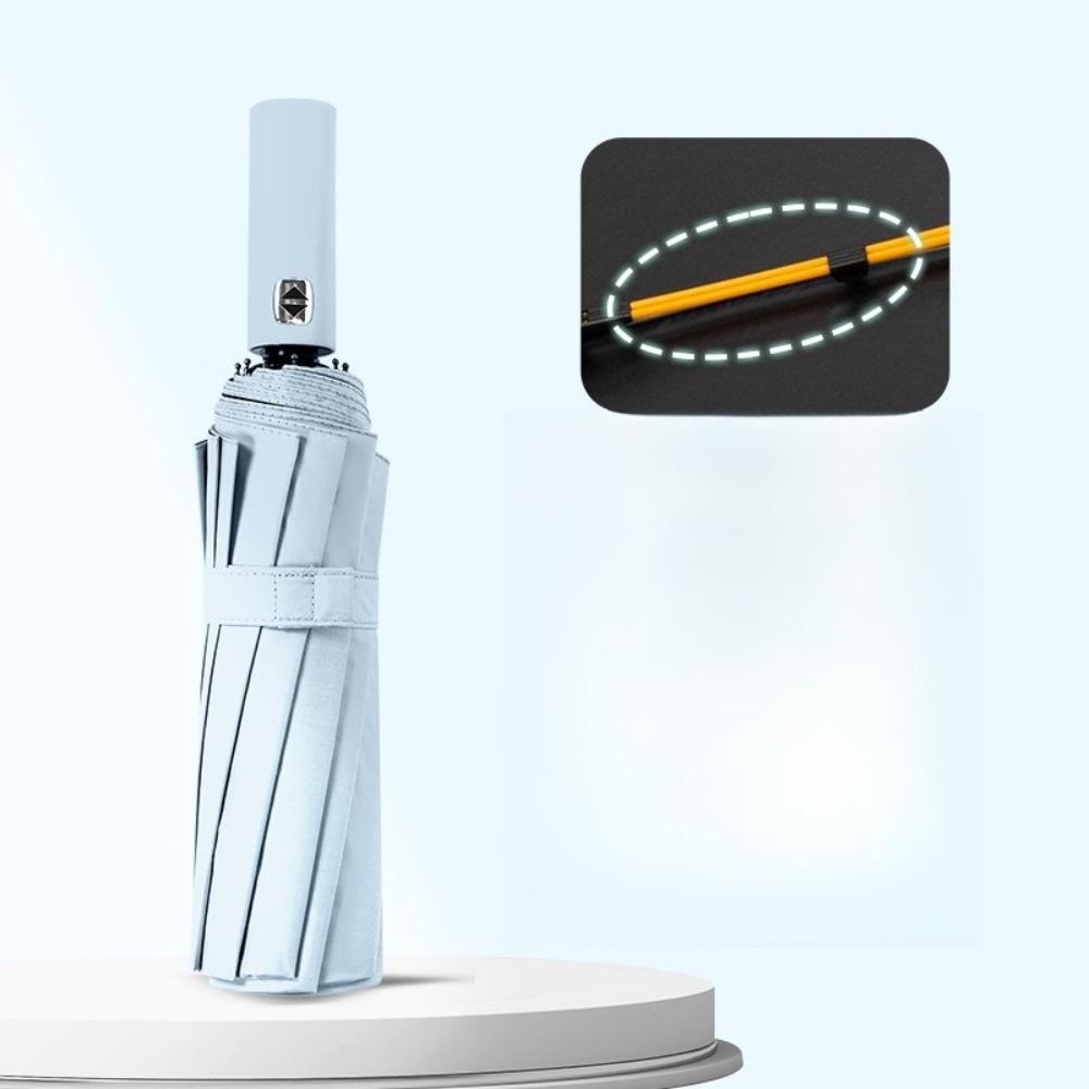 Parapluie automatique pliable en 24 parties pour femmes - Parasol anti-soleil, anti-pluie et anti-UV