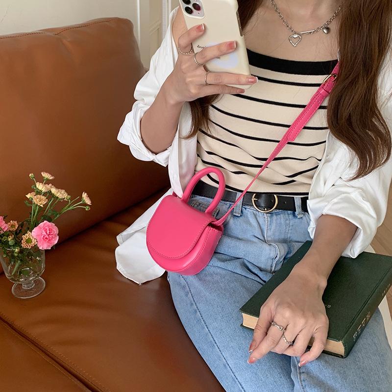 Summer versatile bag texture mini messenger bag niche handbag women's new trendy
