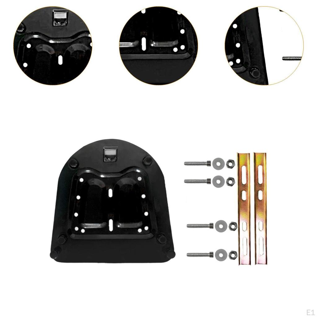 Motorcycle Rear Rack Bracket Multipurpose Mounting Base Plate Convenient Stable