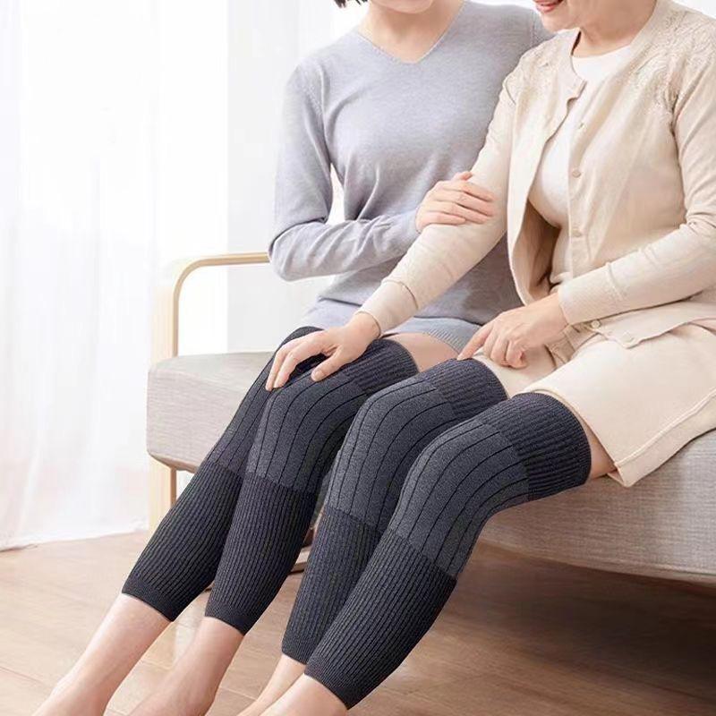 Thickened Warm Knee Pads for Outdoor Sports Anti Slip Knee Support Unisex Leg Protector for Hiking Running