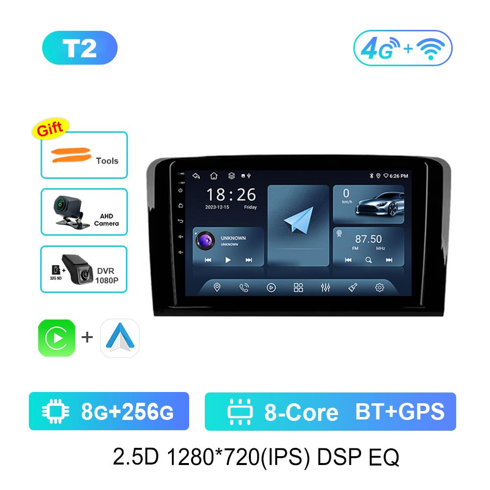 Android Car Radio Multimedia Video Player for Mercedes Benz GL ML W164 ML350 ML500 X164 GL35 GL45 2005 - 2012 GPS Navigation