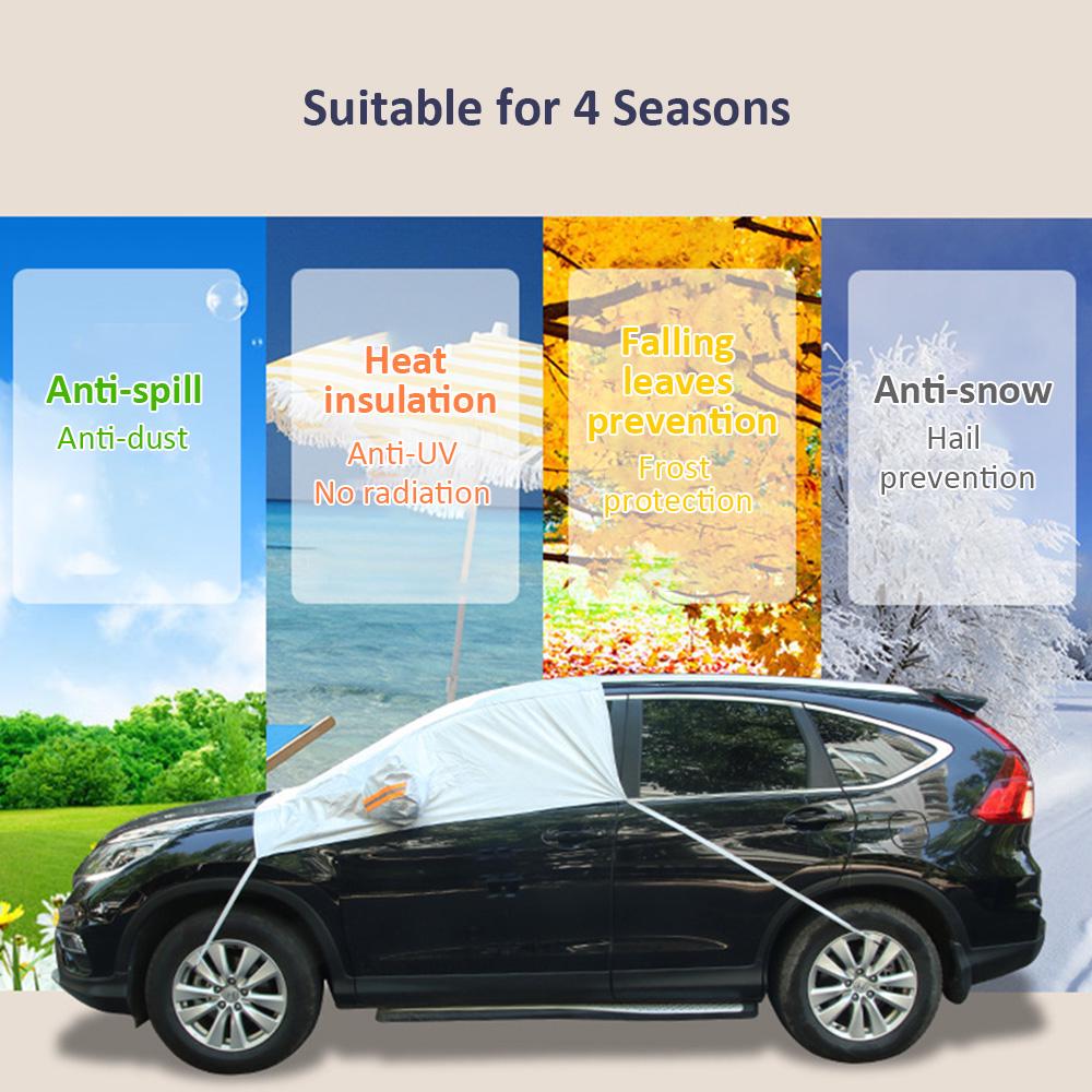 

Cover P-rotection Anti-UV Shading Anti-snow Anti-fost Anti-freezing Heat Insulation Hood Foldable Portable