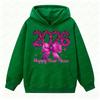 Happy New Year 2026 Clothing NYE Party Apparel Pink Glitter Girly New Year Hoodies Women Fashion Trend Holiday Sweatshirt