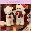 Orsacchiotto di peluche con sciarpa e cappello decorativi per bambini, regalo di Natale e compleanno
