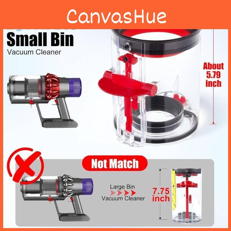 Für Dyson V10 Sv12 Staubsauger Staubbehälter mit ABS-Material und manueller Steuerung zur Heimreinigung