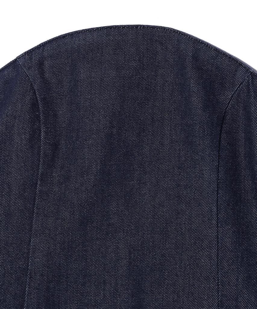 Yuhee Denim Tube Top Dress Blue