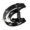 Hand Tambourine Bell Big Size Double Row Metal Jingles Percussion Instrument Bell Tambourine for Bar Entertainment