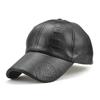 Autumn Winter Warm Baseball Caps Men Pu Leather Letter Printing Visors Outdoor Fleece Thickened Windproof Waterproof Casual Hats