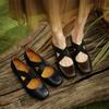 Fashion 2024 New Spring Sheepskin Women Shoes Round Toe Low Heel Women Pumps Mary Jane Shoes for Women Shallow Ballet Leather Shoes