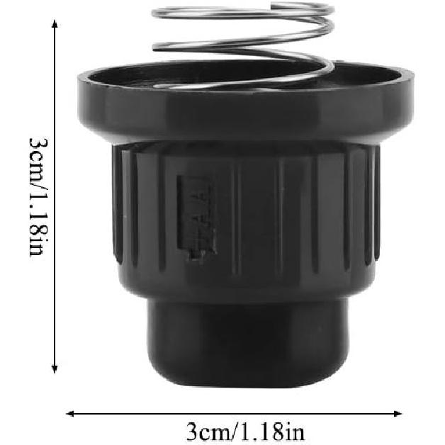 Grill Blackstone Zündknopfkappe Batteriezündkappen, Funkengeberknopf AA-Batterie Impulszünder Druckknopfschalter mit Federn für