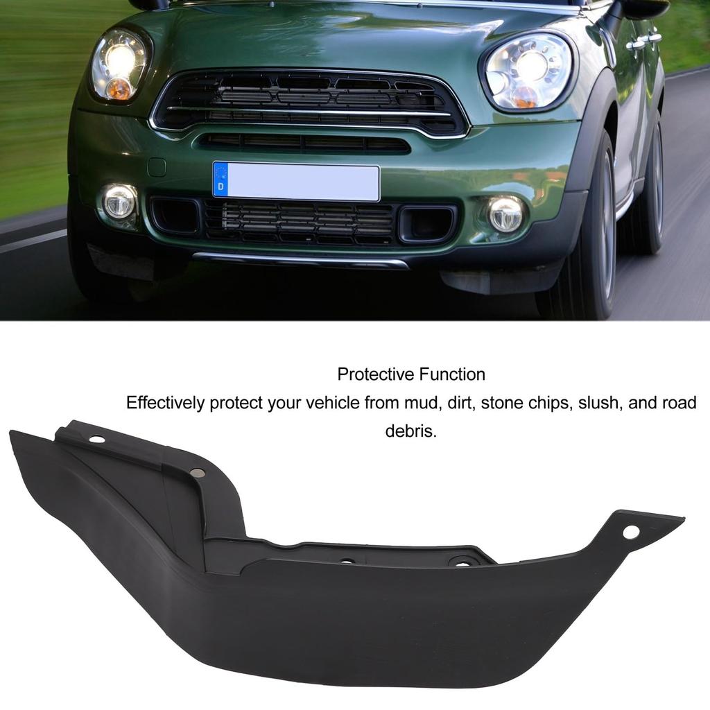 Front Bumper Splash Guard Protection Mud Flap Replacement for Cooper R60 R61 Paceman (Right) (51119802644)