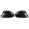 X AUTOHAUX Pair of Rearview Driver and Passenger Side Mirror Cover Caps In Black Carbon Fiber for Volkswagen Golf Jetta Passat and Mirror Guard Cover