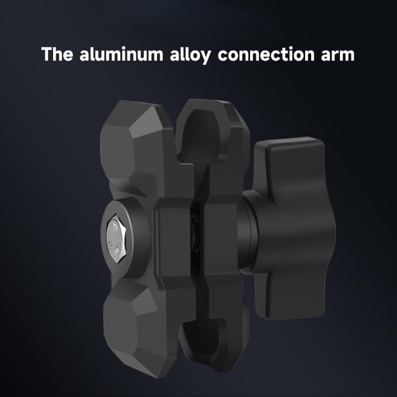 Reliability Aluminum Alloy RAM Mount with Double Socket Arm for 25mm /1-Inch Ball Mount Base Easy to Use Accessories