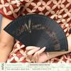 Fan Full Bamboo Folding Fan Carved Foldable Mini Fan Small Size Portable Chinese Style Chinese Ancient Style Dance Fan Green for Women