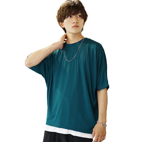 

Dolman Big, открытый, большой, большой, большой, Dolman Big, короткий, летний, летний [Minority] Футболка [Loosely T] Футболка, мужская, свободная, рукав, футболка, силуэт,