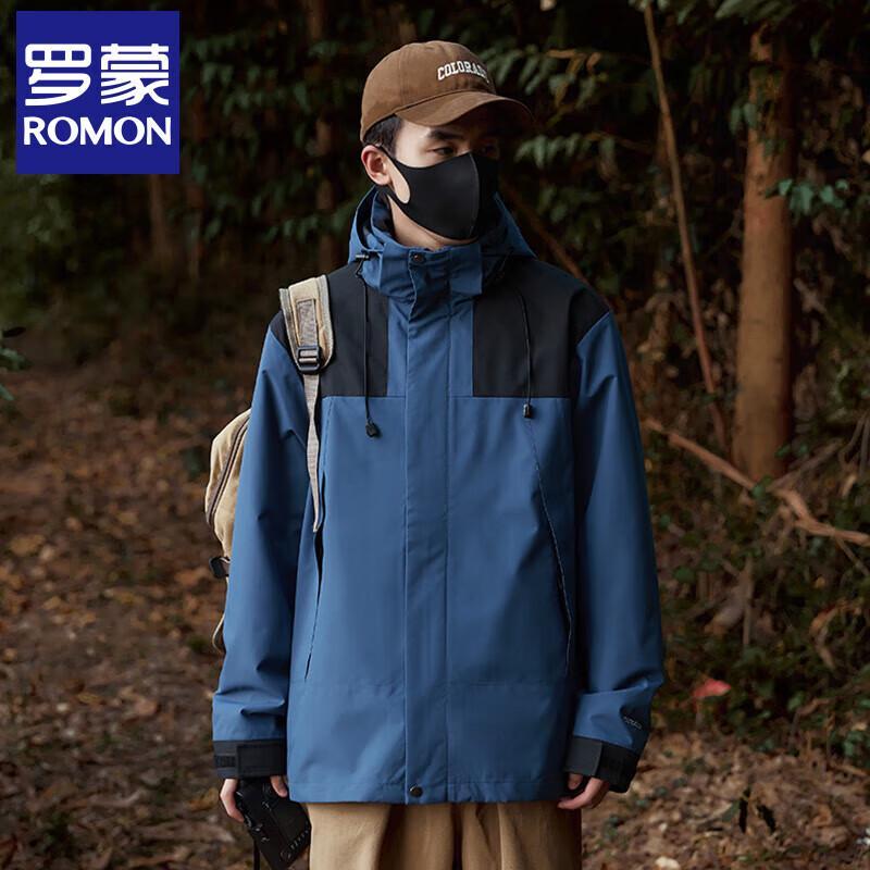 

Romon Unisex 3-in-1 Detachable Outdoor Windproof Waterproof Jacket L