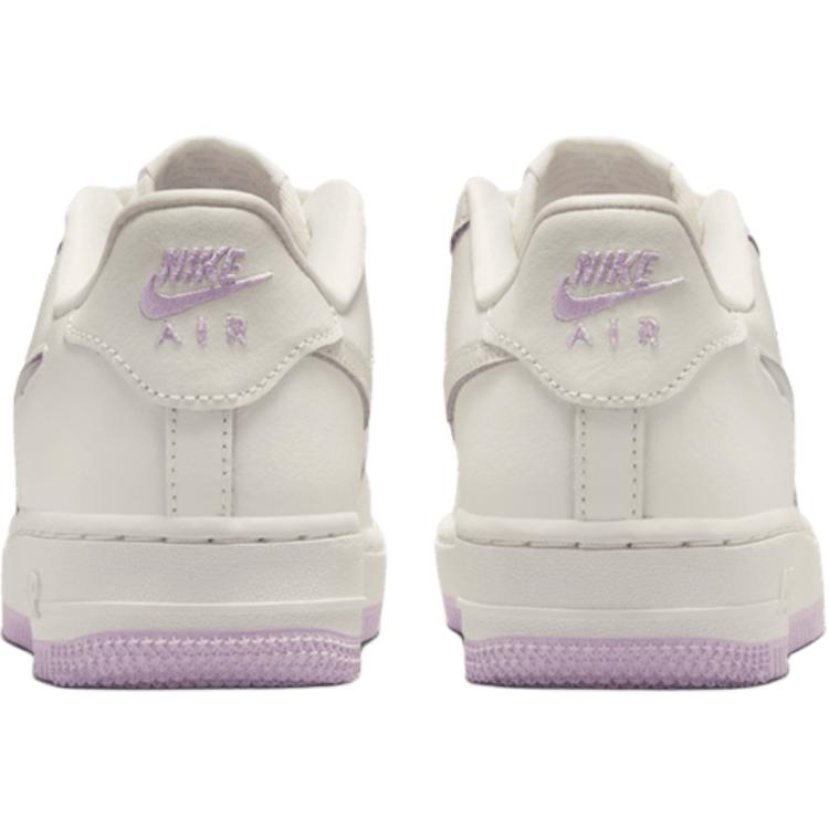 Nike Air Force 1 Comfortable Classic Low Top Kids Sneakers Kids Sneakers White Purple IQ9795151