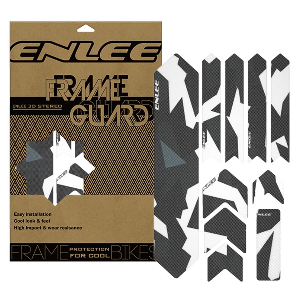 3D Bicycle Sticker Reusable Mountain Road Bike Frame Scratch-Resistant Sticker Cycling Front Fork Protector Decorations