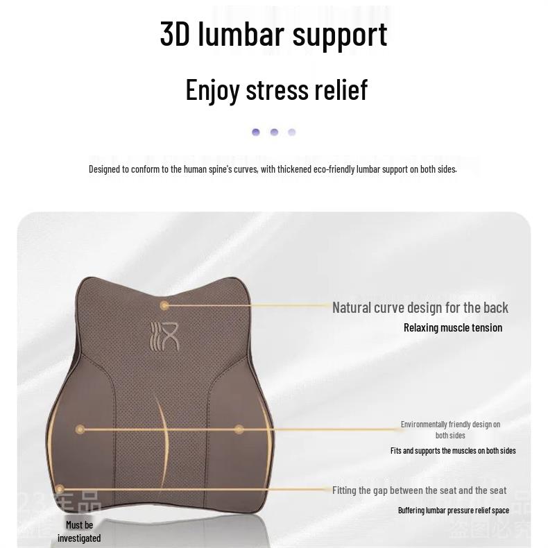 BYD Han DMI Luxury Sport Seat Headrest & Lumbar Support Pillow