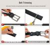 Men's Genuine Cowhide Leather Belt, Pin Buckle, Versatile and Retro Style for Casual Jeans