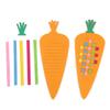 Children's Handmade Weaving Toys Cartoon Chicken Flower Fruit Fish Ocean Animal Non-woven Weaving Material Art Craft Set for Kid