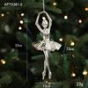 Silver Irregular Electroplated Christmas Tree Ornaments - Glossy Plastic Pendants In Stock