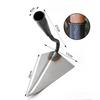 Thickened Manganese Steel Integrated Triangular Pointed Hoe, Multifunctional Ditching Ridging Farm Hoe, Soil Turning & Loosening Agricultural Tools