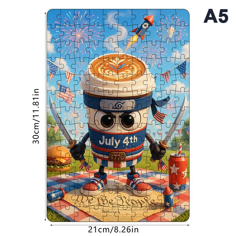 Italian Brainrot Tung Sahur Puzzle Set Tralalero Figures Puzzles Perfect For Family Game Night Party Favors Collectibles Gift