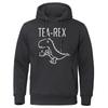 Cartoons Tea Rex Cute Funny Prints Clothing Mens Soft Streetwearpullovers Crewneck Personality Hoodies Casual Fashion Hoody Men
