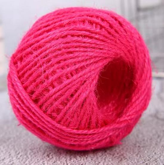 Natural Coarse Jute Rope for DIY Projects, Binding, and Retro-Style Ornaments