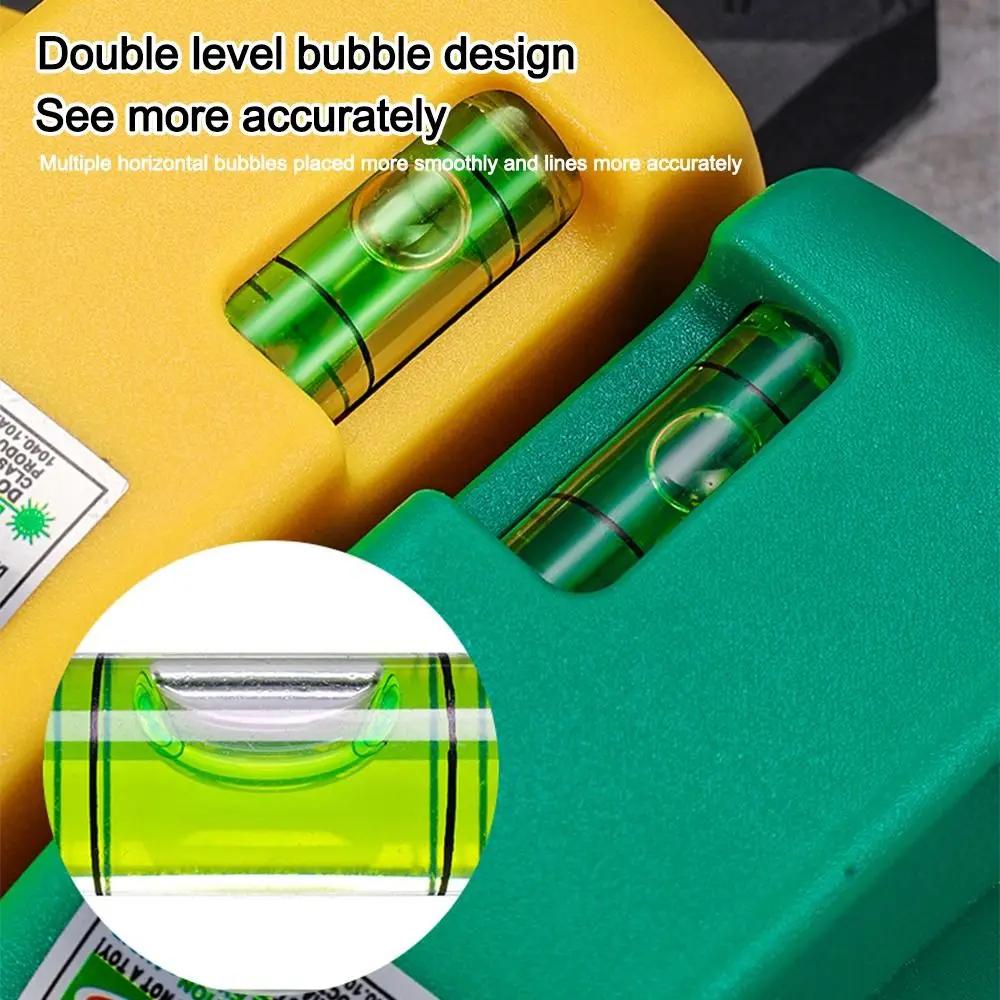 Durable 90° Infrared Laser Level Rechargeable High Accuracy Laser Ground Meter Level Tool