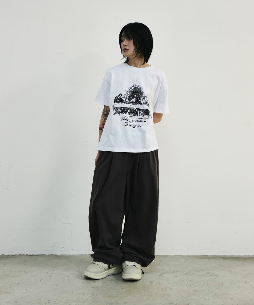 SCALLYWAG Summer 88 Crossbody Patch Sweatpants [Charcoal]