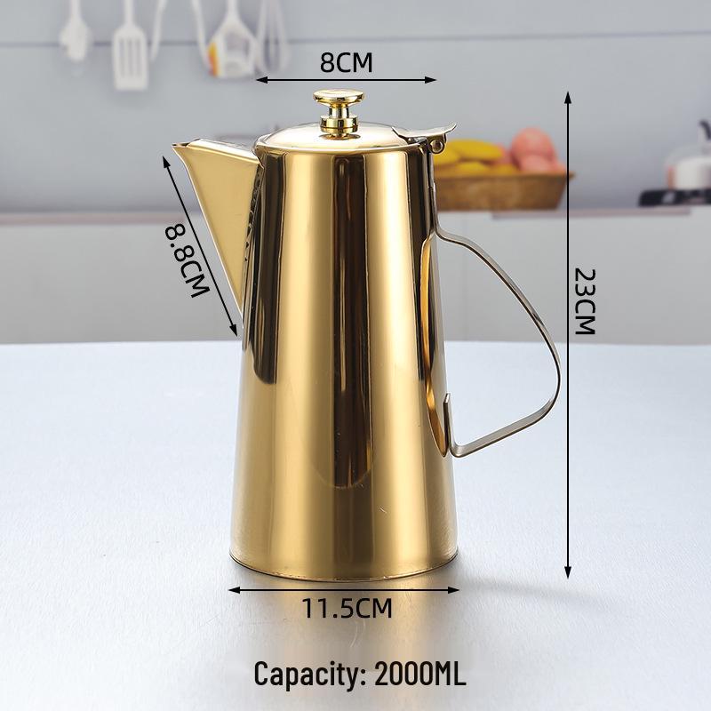 Thickened Stainless Steel Water and Soup Pitcher for Restaurants and Hotels