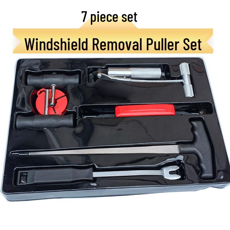 Car Windshield Removal & Installation Wire Saw Tool - Steel Wire Puller & Knife