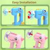 Luminous Gyposcope Dinosaur Vehicle Whistle Fun Play Ejecting Flying Toy Spinning Gyposcope Car Toy ideal for Children Boys Kids
