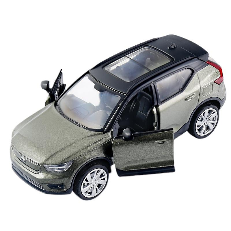 

2021 Новый 1/32 Металлический VOLVO XC40 Внедорожник Литая Модель Игрушечные Машинки Звук Свет Оттяжка Машинка Игрушечные Транспортные Средства для Детей зелёный