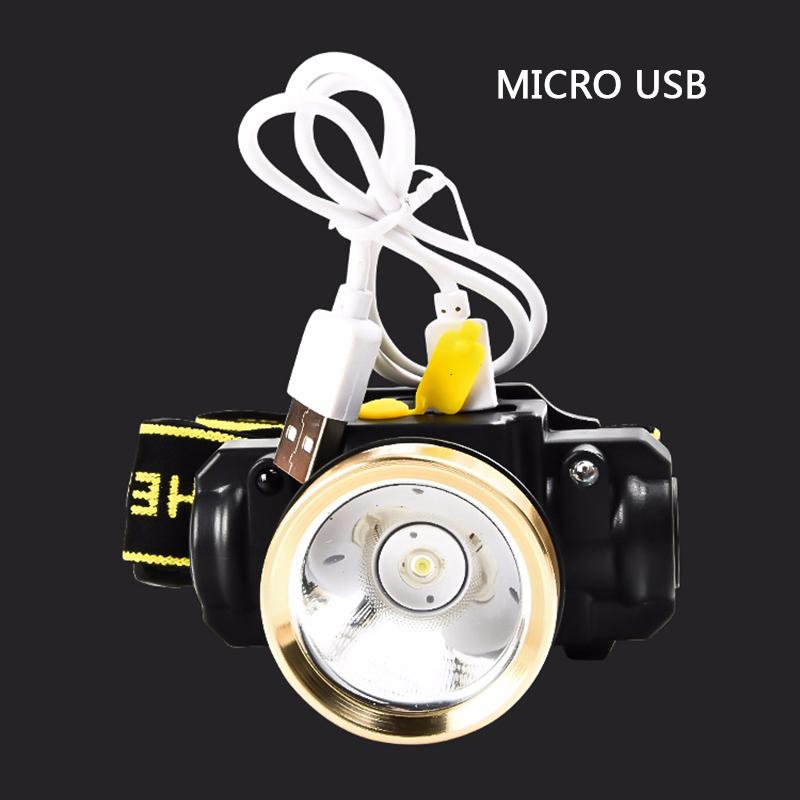LED Headlamp Mini IR Sensor Headlight Induction Usb Rechargeable Bicycle Riding Lantern Flashlight Head Torch Litwod Lithium Ion