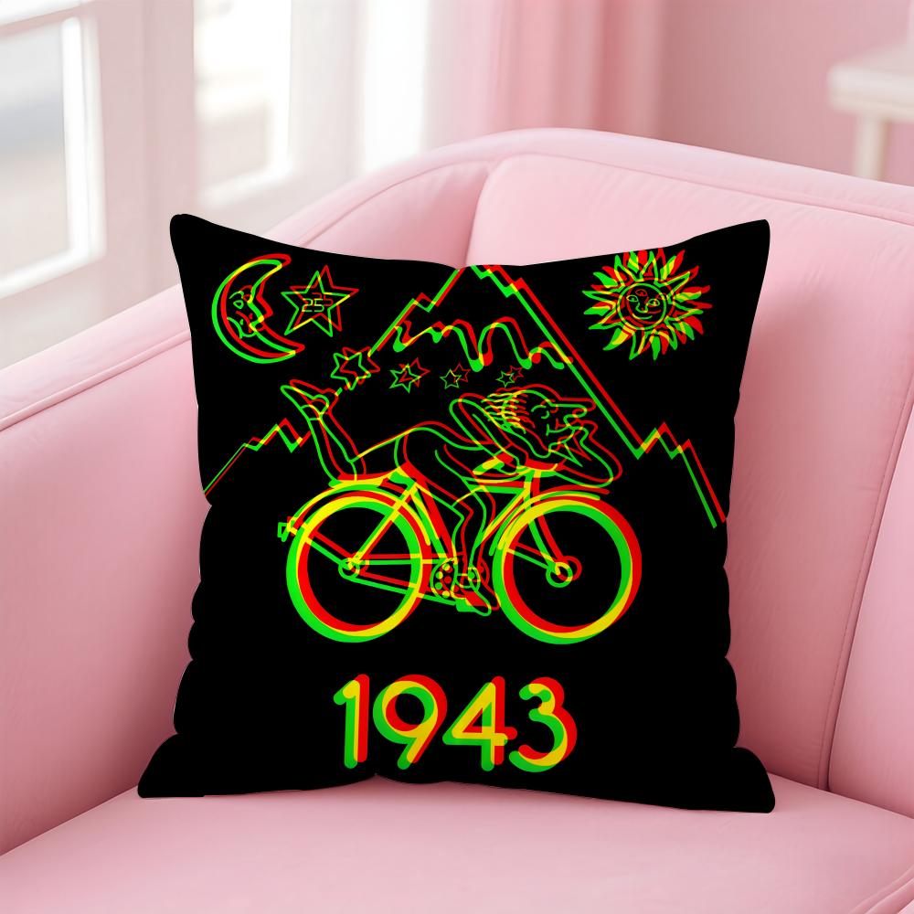 

Style Albert Hofmann Cushion Cover Comfortable Reversible Pillow Cover Ideal for Car Sofa Bedroom & Beyond 12x12Inch