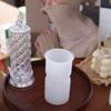 Stampo per Candele Cilindrico a Strisce in Silicone Stampo a Righe Sottili per Colonne Stampo per Candele Realizzazione Candele
