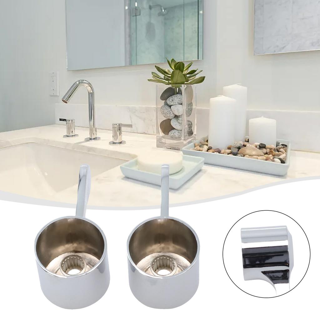 Basin Sink Tap Reviver Replacement Lever Heads Conversion Kit 1/4 Turn Use Sink Faucet Flush Valve Replacement Rod Head Convers