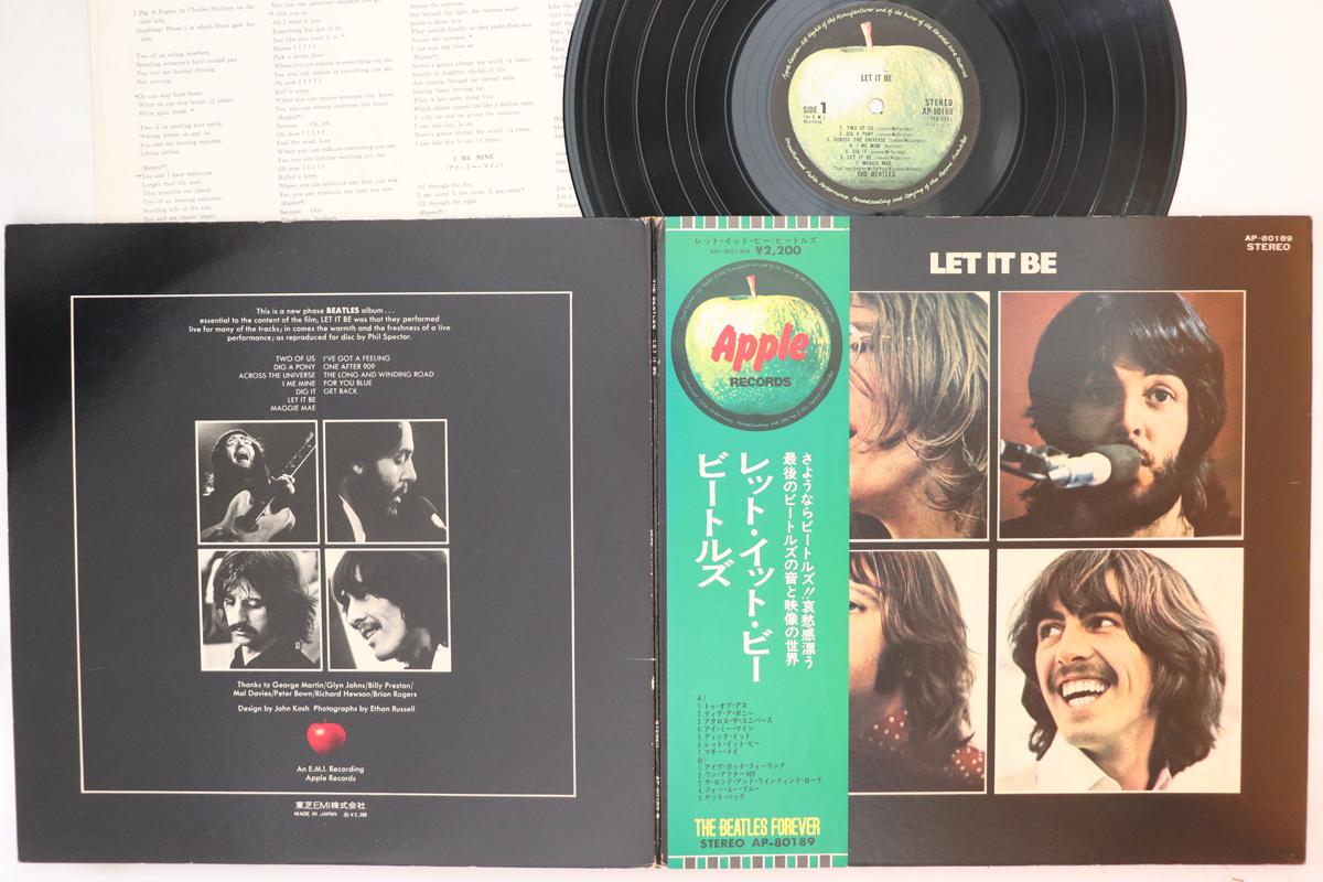 

LP Record BEATLES - Let It Be AP80189 APPLE 1974 Japan Obi Rock