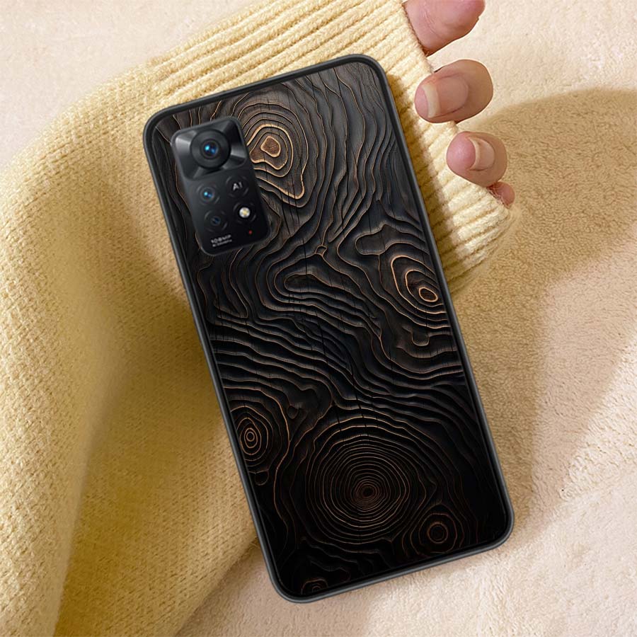 Wood Textures Phone Case For Redmi 13C 14C Note 14 13 Pro Plus 5G 12 12C 10A 10C 10 9A 9C 9T 9 8 8A K70 Pro Cover TPU Shell Coqu