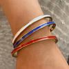 Jiedin European and American stainless steel oil drip buckle bracelet ins bracelet titanium steel hand jewelry braelet