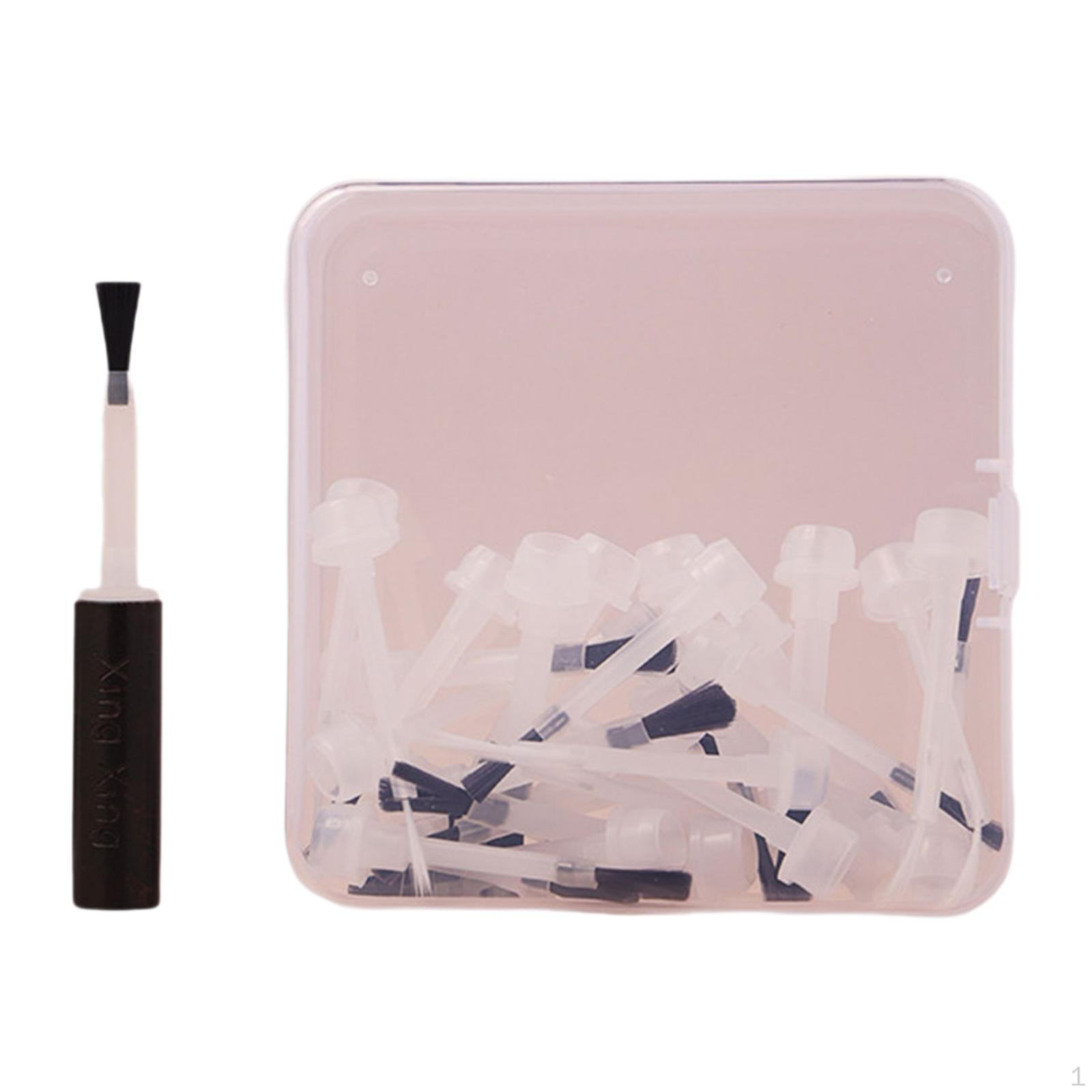 

Кисть для лака Пудра Жидкость Мини Компактная для Большинства Флаконов Практичный Гель 30Pcs Black