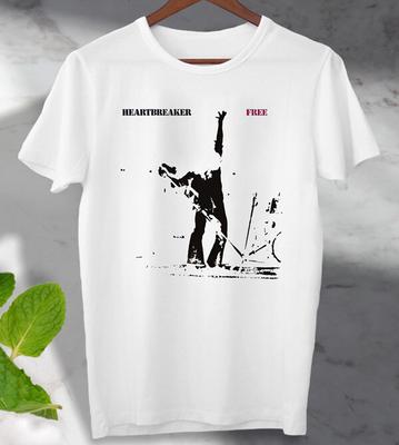 Free 70s Rock Heartbreaker Music T Shirt Gift Poster Tee Unisex Men's Ladies Top