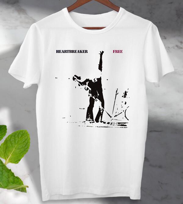 

Бесплатная футболка 70-х годов в стиле рок, разбивающая сердца, подарок, постер, футболка унисекс, мужская, женская, топ S